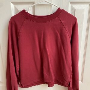 Abercrombie & Fitch Deep Red Sweatshirt